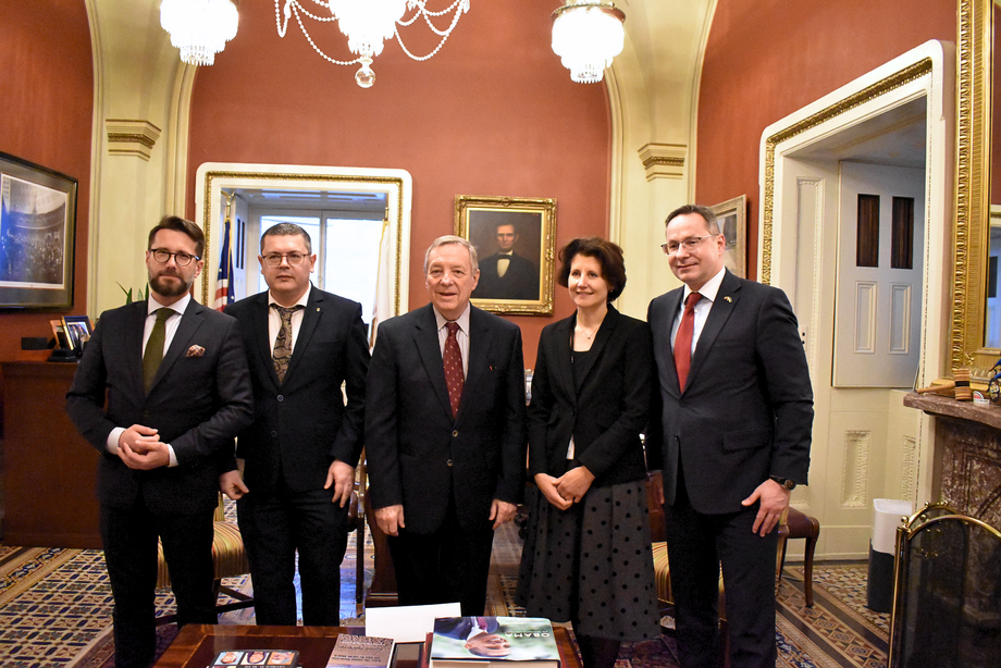 DURBIN MEETS WITH LITHUANIAN, POLISH, AND UKRAINIAN PARLIAMENTARY CHAIRS